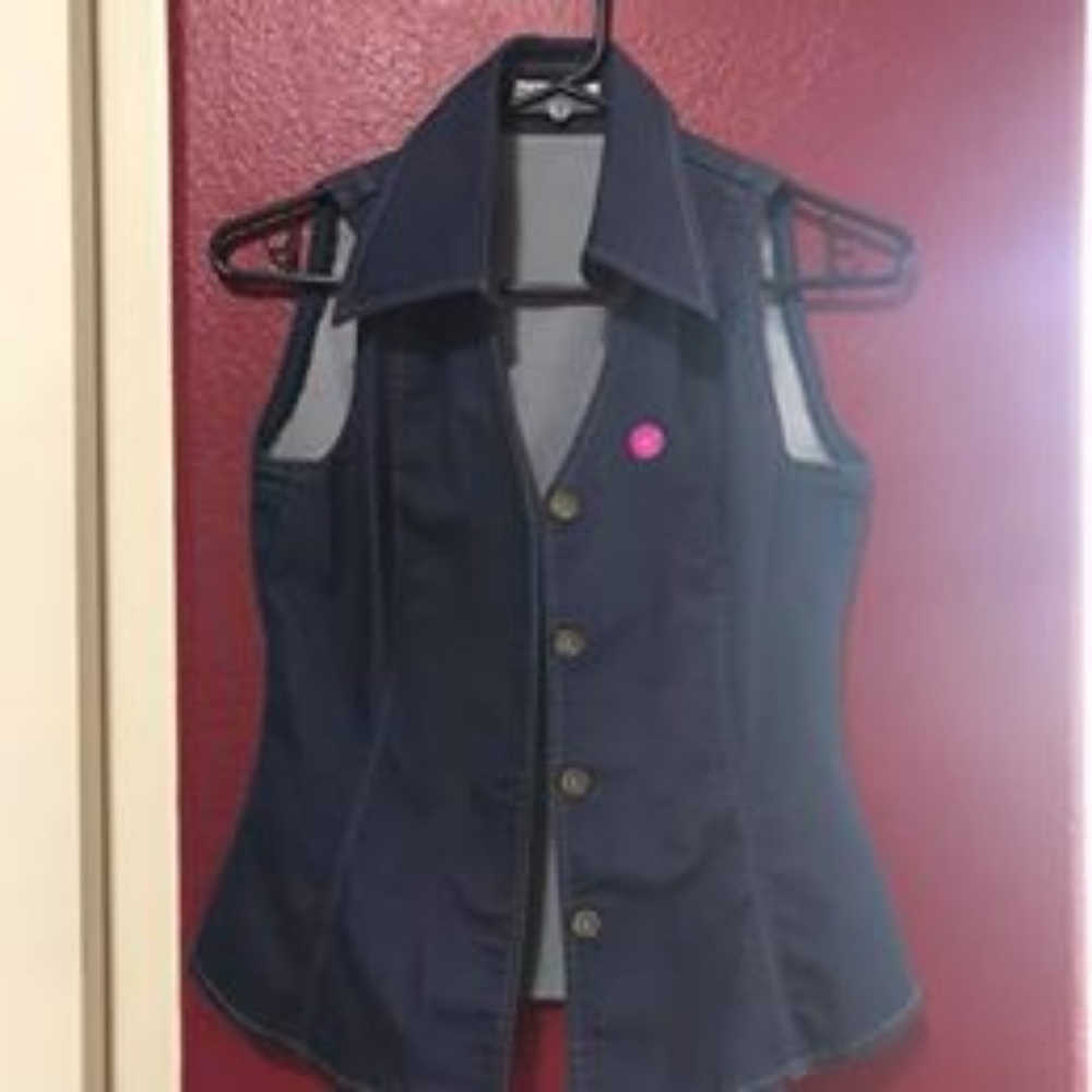 Denim Top and Skirt